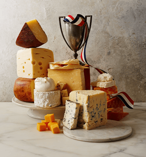 U.S. Cheeses with a trophy